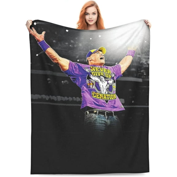 John Wrestler Cena Blanket Ultra Soft Living Room/Bedroom Air Conditioning Blanket 60"x50"