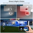 thumbnail image 3 of Cámara IP 4K de 8MP para exteriores, videocámara PTZ con WiFi, lente Dual, pantalla Dual, Audio bidireccional, seguimiento automático, seguridad del hogar, aplicación iCSee, 3 of 3