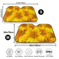 thumbnail image 3 of Daiia 3D Sunflowers Windshield Sun Shade for Car SUV Truck (Small ), Car Sun Shade Windshield, Car Shades for Front Windows, Sunshade for Car Windshield, 3 of 7