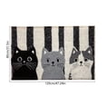 thumbnail image 3 of Tuvgenk Multicolor Doormats Non-Slip Rectangle Cat Area Rugs 31.50x47.24 in Polyester Bedroom Cute, 3 of 6