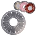 thumbnail image 2 of Rosette Maker, DIY Ribbon Flower Tool, Transparent Plastic Template, Handmade Craft Accessory for Fabric Rosette, Bow Making, Tabletop Ornament and Various DIY Art Projects,15cm, 2 of 8