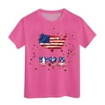 thumbnail image 1 of TZEWGL Tops For Newborn Short Sleeved Independence Day Printed Crewneck Blouse For Newborns size 3-4T, 1 of 4