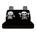 thumbnail image 6 of Uourmeti Rear Seats Protectors for Car Accessories Interior Car Interior, Cute Skeleton Pattern 2 Pack Back Seat Protectors Waterproof Non-Slip, 6 of 7