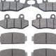 thumbnail image 3 of Pastils de freno denteras traseras para motocicleta, repuesto para Z6 Z8 para CF 500600800 Sistema de frenos de instación automotriz, Sunnimix Pastillas de freno de motocicleta, 3 of 8