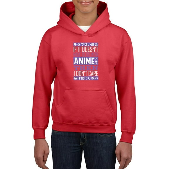 Funny Anime Quote Hoodie Juniors -Smartprints Designs, Medium
