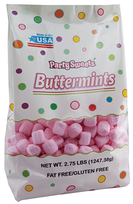 Party Sweets Pink Buttermints, 2.75 lbs
