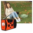 thumbnail image 3 of HR12W Portable Radio Hand Crank AM FM NOAA Emergency 3-in-1 Reading Lamp Flashlight Solar Charging 2000mAh Power Bank ,Easy to Use, 3 of 7