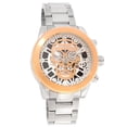 thumbnail image 4 of 18865 Men's Corduba Skull Skeleton Dial Chronograph Steel Bracelet Watch, 4 of 4