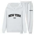 thumbnail image 2 of New York Womens Sweatsuits 2 Piece Set 2026 Trendy Hoodie and Joggers Sweatpants Matching Set, 2 of 3