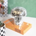 thumbnail image 2 of Urban Shop Disco Mushroom Decorative Figurine, 6.9" H x 6.3" W, 2 of 8