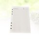 thumbnail image 4 of Papel de relleno de hojas sueltas A5 de 80 páginas, papel de repuesto para cuaderno de espiral de 6 agujeros para hombres y mujeres, 4 of 7