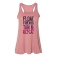 thumbnail image 1 of Float Trip Tank, Float Friends Tan & Repeat, Kayaking Tank, Women's Racerback, Sublimated Design, Floating Tank Top, Float Trip Shirt, Mauve Marble, LARGE, 1 of 1