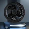 thumbnail image 4 of Chaleco Enfriamiento Ventilador Hielo Al Calor 3 Engranajes para Pesca Camping Verano, 4 of 9