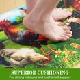 thumbnail image 4 of Farmhouse Kitchen Rugs [2 PCS] Anti-Fatigue Kitchen Mats for Floor Sunflower Farm Rooster Kitchen Rugs Non-Slip Washable Waterproof Cushioned Mat for Home/Office/Sink, 18''''x30''''+18''''x48'''', 4 of 6