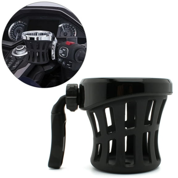 BFY Motorcycle Handlebar Cup Holder Drink Mounted For Harley Davidson Dyna Softail Electra Glide XL883 XL1200 1996-up
