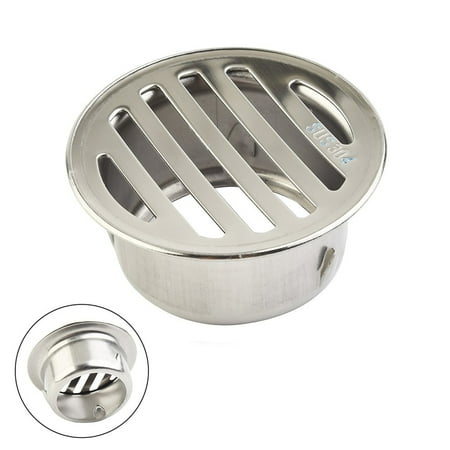 

Ruibeauty 304 Stainless Steel thicken Drainage Roof Patio Round Flat Floor Drain Cover