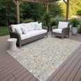thumbnail image 3 of Addison Rugs Chantille Indoor/Outdoor Transitional Modern Beige Machine Washable Rectangle Rug, 10' x 14', 3 of 10