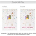 thumbnail image 3 of GZHJMY Cute Llama Happy Birthday Garden Flag 12 x 18 Inch Vertical Double Sided Welcome Yard Garden Flag Seasonal Holiday Outdoor Decorative Flag for Patio Lawn Home Decor Farmhous Yard Flags, 3 of 6