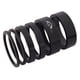 thumbnail image 5 of Espacario de horquilla de auriculares de auriculares 2/5/5/10 mm para MTB Bicyle Black 6pcs, 5 of 6