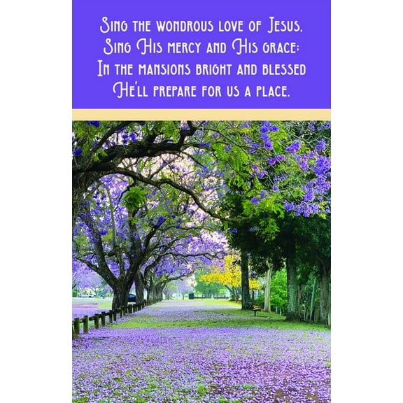 Funeral Bulletin: Wondrous Love (Package of 100) : When We All Get to Heaven (Hymn Portion) (Other)