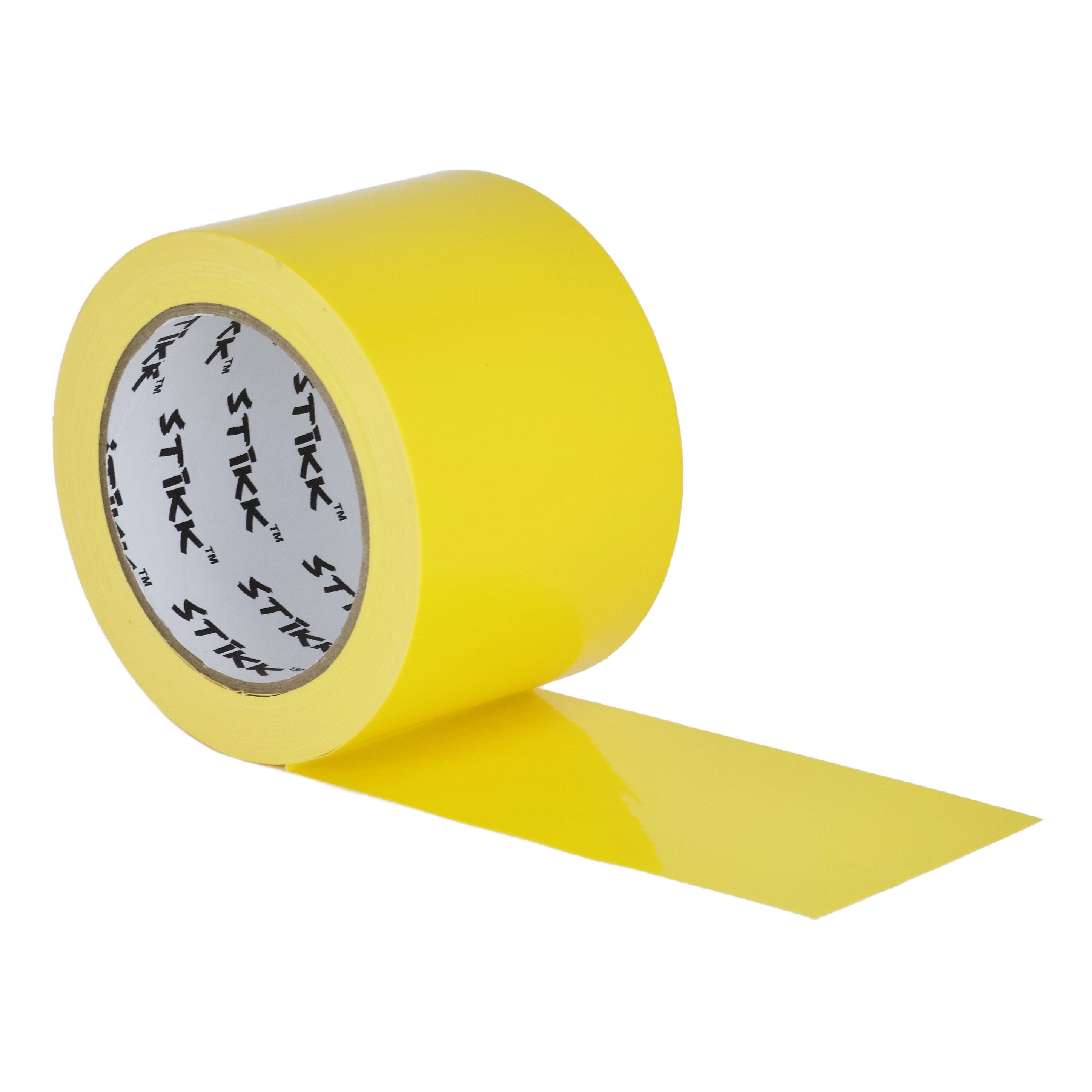 3" x 25 yd 7.5 Mil Thick Yellow Duct Tape PE Coated Weather Resistant