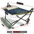 thumbnail image 2 of Tranquillo Unity Support de Hamac Ajustable, Hamac et Support de Camping Pliables, Support de Hamac Double en Acier Capacité de 800 Lb pour 2 Personnes, Support Préassemblé de Qualité Supérieure pour Intérieur Extérieur, Égée, 2 of 8