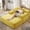 Yellow, variant on S-HOME Plush Corduroy Chaise Lounge Sofa Bed With High Rebound Foam Cushion, Extra-Wide Armrests 3 Pillows for Modern  Living Rooms Apartments, Orange