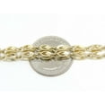 thumbnail image 5 of New 14K yellow gold 3.9mm Turkish chain 24" Necklace fine gift jewelry 26.8g, 5 of 9