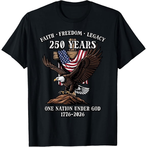 250th Anniversary USA Patriotic 250 Years American 4th July T-Shirt, Comfortable Breathable Soft Tee, Men's 100% Cotton Graphic T-Shirt 180gsm