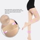 thumbnail image 4 of Sonducket Calcetines hasta el muslo antideslizantes de nailon para mujer, para pasos seguros y seguros sobre el calcetín hasta la rodilla Medias negro L, 4 of 6