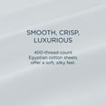 thumbnail image 4 of Tempur-Pedic Tempur Luxe Egyptian Cotton Sheet Set White - TwinXL, 4 of 12