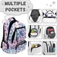 thumbnail image 6 of Aplkyhs Purple Axolotl Backpack for Teens 12-18 17 Inch Durable School Bag Water Repellent Bookbag for High School Daily Use, 6 of 7