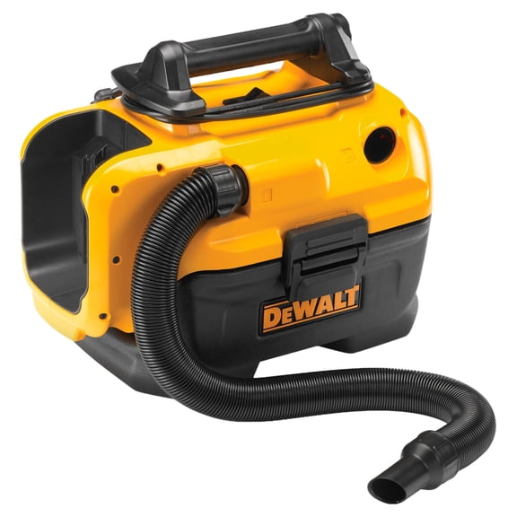 Dewalt DCV580 18/20V MAX Cordless Wet/Dry Vacuum Cleaner - 2 gal - Bagless - Dry Surface, Wet Surface - 60" Hose Length