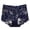 Navy, variant on Womens Floral Lace High Waist Panties Full Coverage Mesh Breathable, Size L