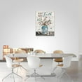 thumbnail image 5 of Farmhouse Cotton Bathroom Decor Wall Art Rustic Flower Just Have Faith Butterfly Floral Pictures Wall Decor Canvas Painting Prints Artwork Home Decorations Framed for Bedroom Living Room 12"x16", 5 of 6