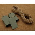 thumbnail image 1 of 100 Pcs Rectangular Shape Tag Bonbonniere Wedding Favor Hang Tags Gift With Free Natural Jute Twine - Colors Available, 1 of 9