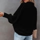 thumbnail image 3 of Camisa de mujer con cuello en V, blusa de negocios para mujer, blusa con cuello vuelto en V, blusa de color puro, apariencia llamativa, 3 of 5