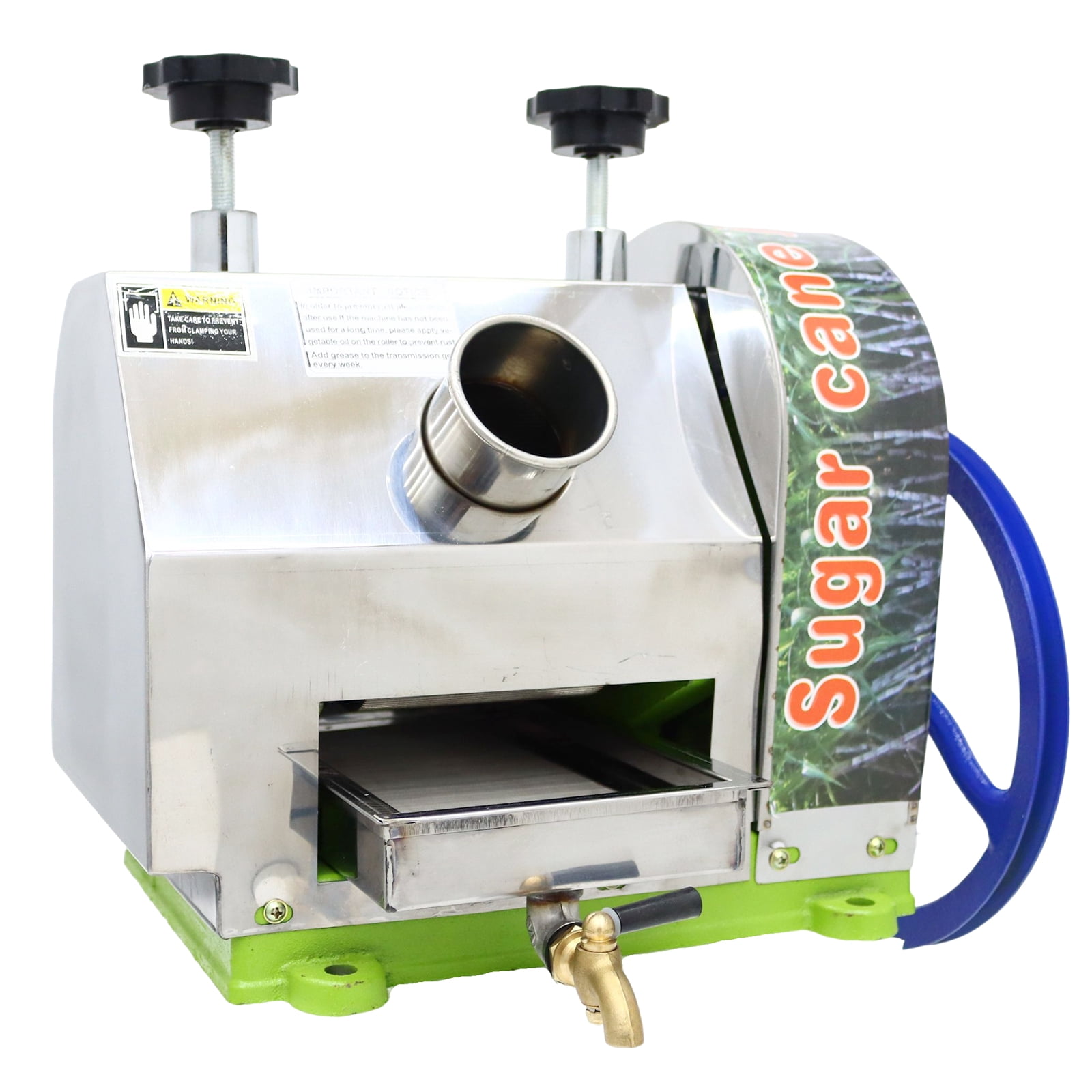 Efficient Manual Sugar Cane Juicer Machine 330LB/H Output Sugar Cane Juicer Press with 2 Peeling Knives