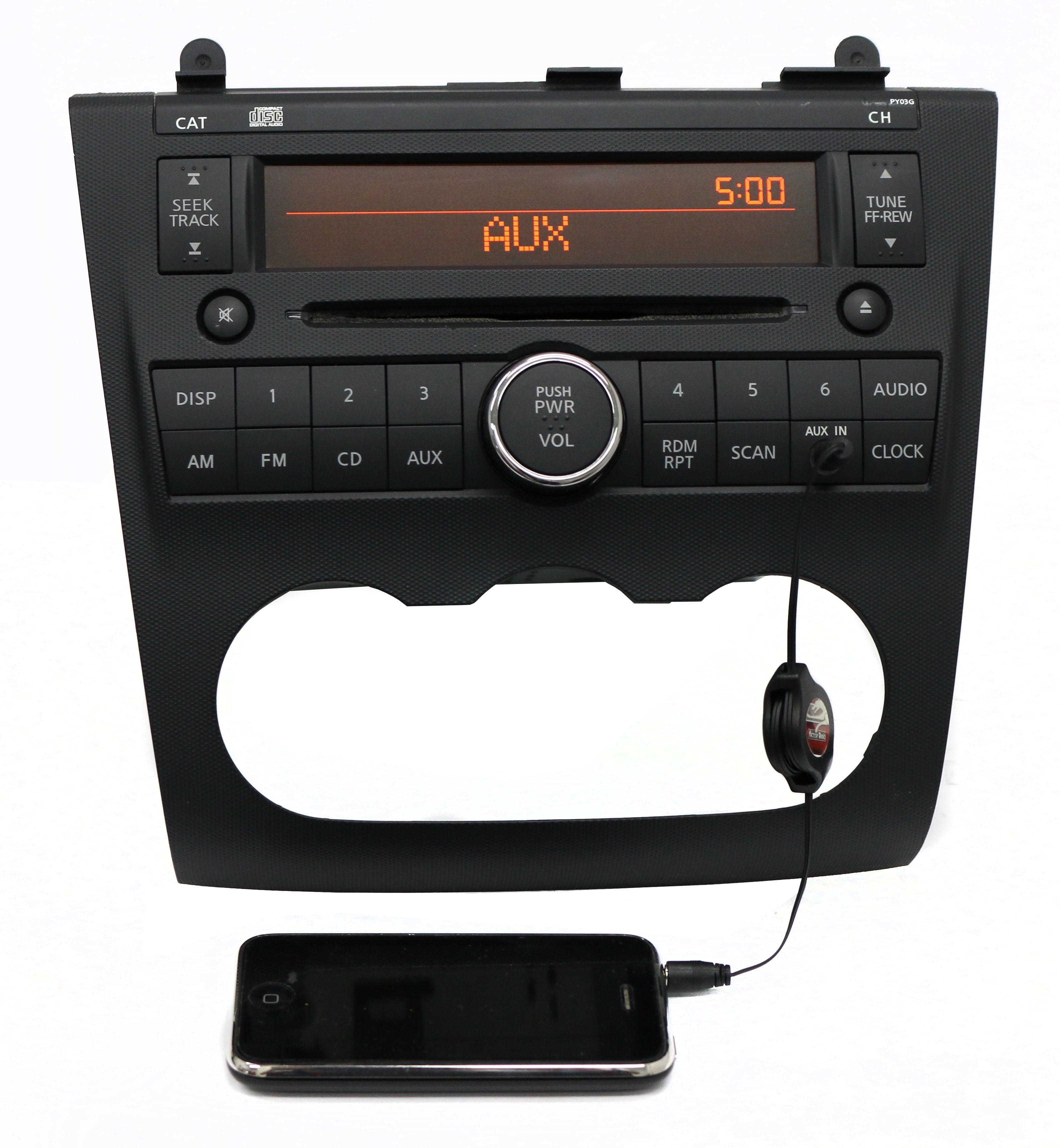 20102012 Nissan Altima AM FM Radio Single Disc CD Player w Aux Input