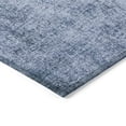 thumbnail image 6 of HomeRoots 625303 8 ft. Blue & Sky Blue Abstract Washable Transitional Indoor & Outdoor Round Area Rug, 6 of 7