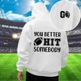 thumbnail image 1 of MHFRRA Sudadera con Capucha Informal para Hombre, Estilo Jersey de Fútbol para El Día Del Partido, Holgada, Cómoda y Suave, de Manga Larga, para Otoño E Invierno, para Uso Diario Al Aire Libre Blanco, 1 of 4
