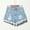 Light Blue, variant on Binmer Women’s High-Waisted Ripped Denim Shorts, Womens and Women's Dark Blue,Size S-5XL