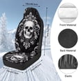 thumbnail image 7 of Uorisanigo Car Seat Covers, Ethnic Skull High Back Seat Covers, 2pcs Aoto Seats Cover Front Seats for Cars, Trucks, Van, SUV, Not Airbag Compatible, Easy to Install, 7 of 7