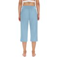 thumbnail image 6 of HaiMao Girl's Capri Jogger Lounge Sweatpants with Pockets Yoga Workout Light Blue 4 Years, 6 of 8