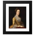 thumbnail image 2 of Charles Willson Peale 12x14 Black Modern Framed Museum Art Print Titled - Margaret Strachan (Mrs. Thomas Harwood) (ca. 1771), 2 of 5