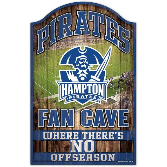 WinCraft Hampton Pirates 11'' x 17'' Logo Wood Sign