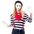 thumbnail image 1 of Costume Agent Women's Mime Halloween Cosplay Set, 1 of 4