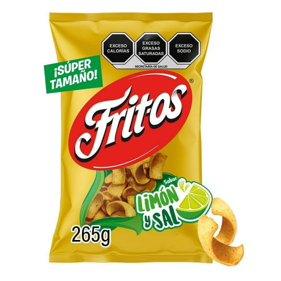 Botana Fritos sabor limón y sal 265 g