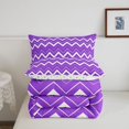 thumbnail image 5 of Erosebridal Abstract Linear Art Queen Comforter Set,Mid-Century Stripes Comforter Sets Queen,Polkadot Reversible,3pcs,1 Comforter and 2 Pillowcases, 5 of 7
