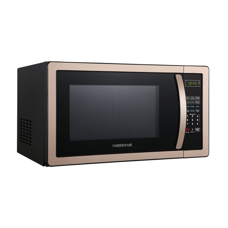 Farberware White & Platinum Classic 1000-Watt Microwave Oven 1.1 cu.ft.